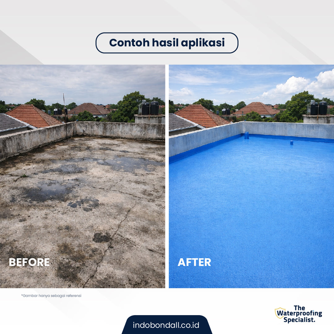 BONDALL AQUATITE - Cat Pelapis Anti Bocor Premium | Untuk Dak Beton, Talang Air, Kolam Ikan | 1Kg