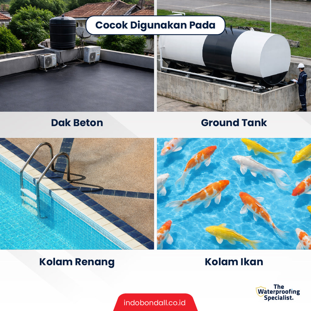 BONDALL SILASEC - Larutan Anti Bocor Permanen | Untuk Dak Beton dan Kolam | 1Kg