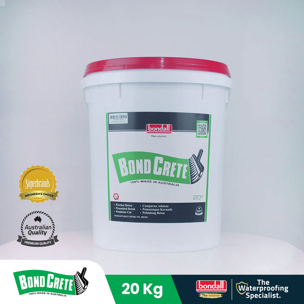 BONDALL BONDCRETE - Lem Beton Dan Sealer Serbaguna | Anti Retak Menutup Pori-Pori Beton | 20 Kg