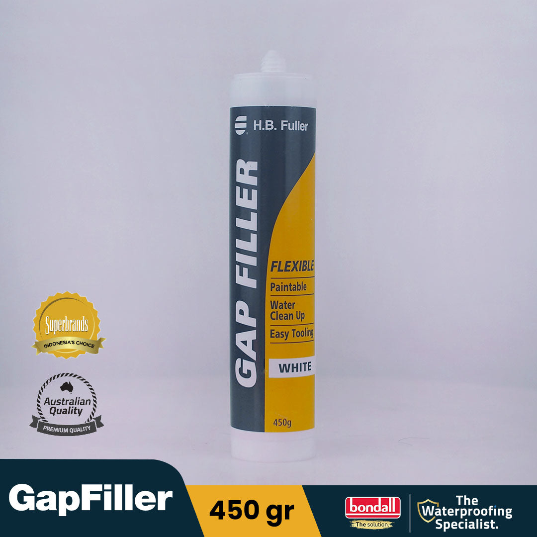 GAP FILLER - Sealant Akrilik Serbaguna | Menambal Retak Rambut untuk Interior & Eksterior | 450gr