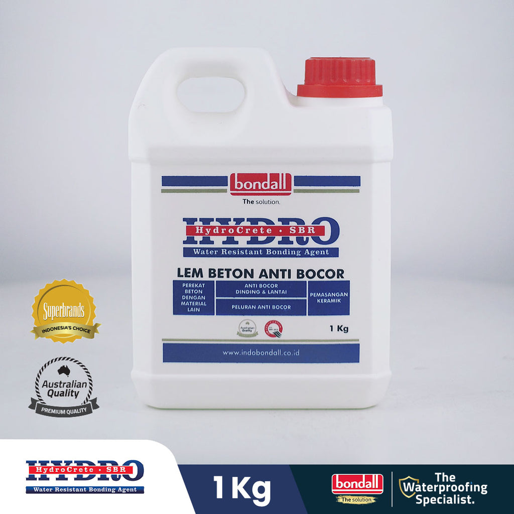 BONDALL HYDROCRETE SBR - Lem Beton Anti Bocor | Untuk Campuran Beton dan Pemasangan Keramik | 1Kg