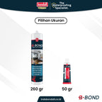 BONDALL B-BOND - Lem Konstruksi Serbaguna dengan Daya Rekat Super | Solvent Rendah Aman untuk Perekat Lantai Kayu Cermin & Panel Dinding | 50gr