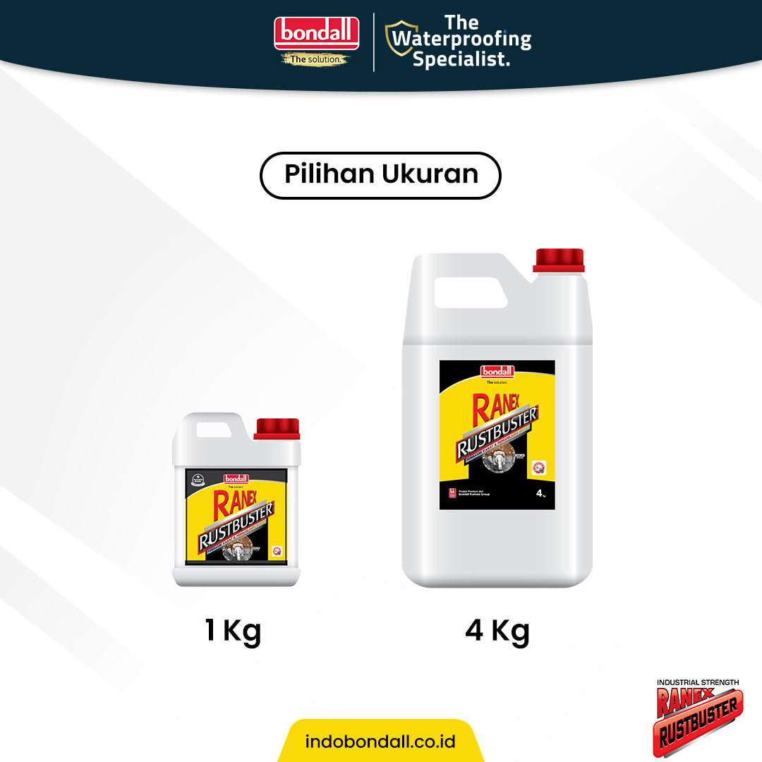 BONDALL RANEX RUSTBUSTER - Cairan Pembasmi Karat dan Pembersih Noda | 1Kg