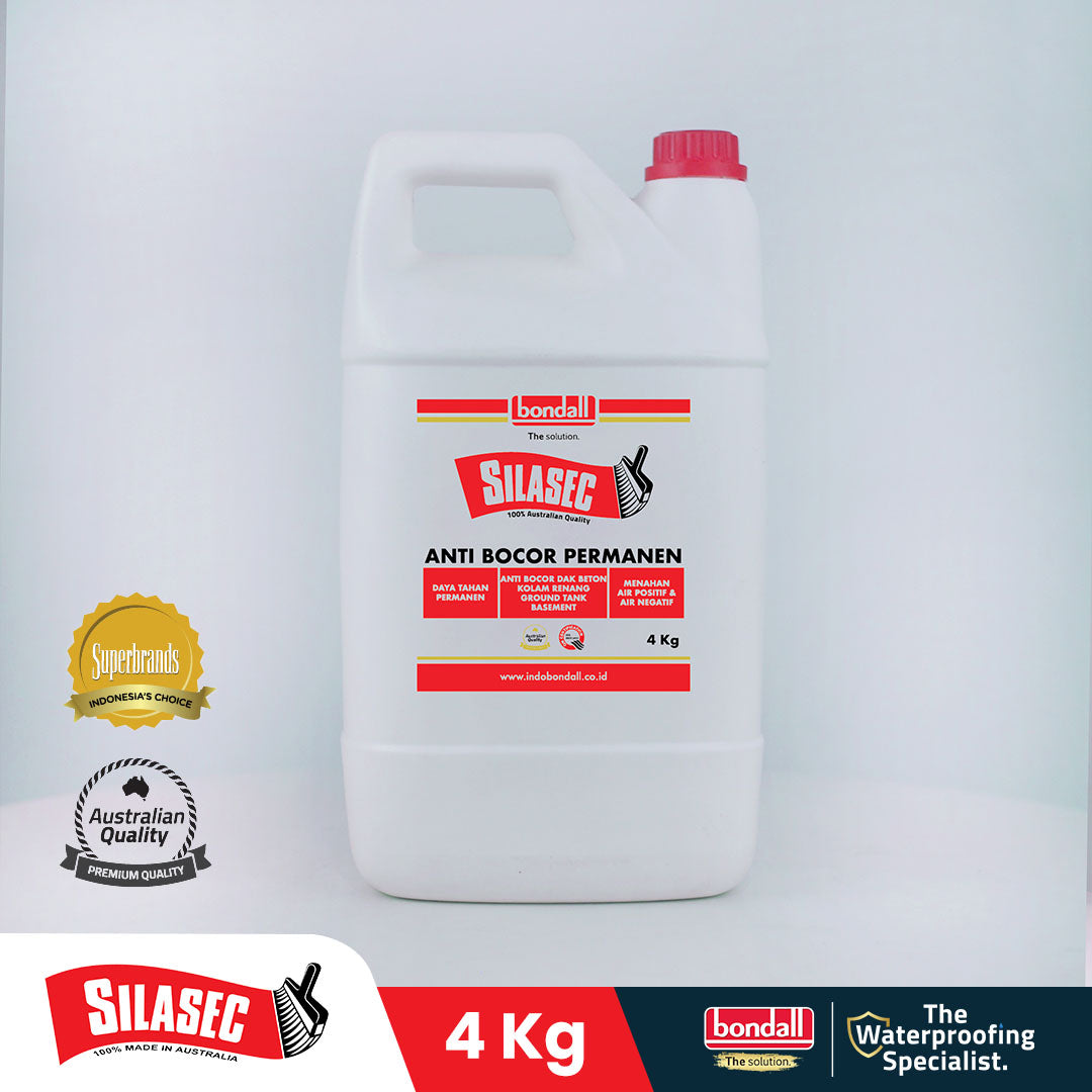 BONDALL SILASEC - Larutan Anti Bocor Permanen | Untuk Dak Beton dan Kolam | 4Kg