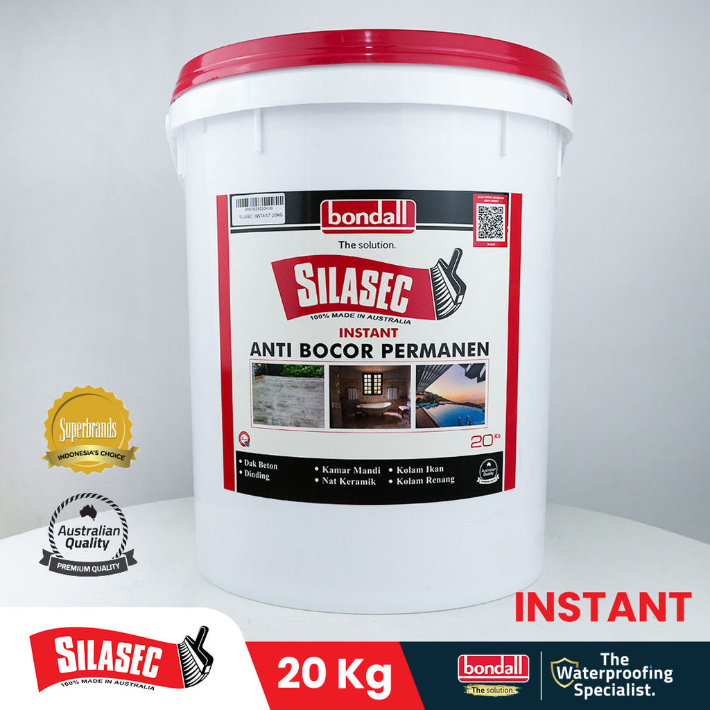 BONDALL SILASEC INSTANT - Larutan Anti Bocor Permanen | Untuk Dak Beton dan Kolam | 20Kg