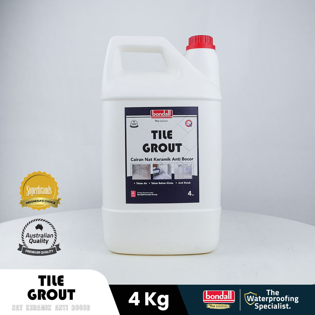 BONDALL TILE AND GROUT - Larutan Pencampur Semen Untuk Nat Kermaik | 4KG