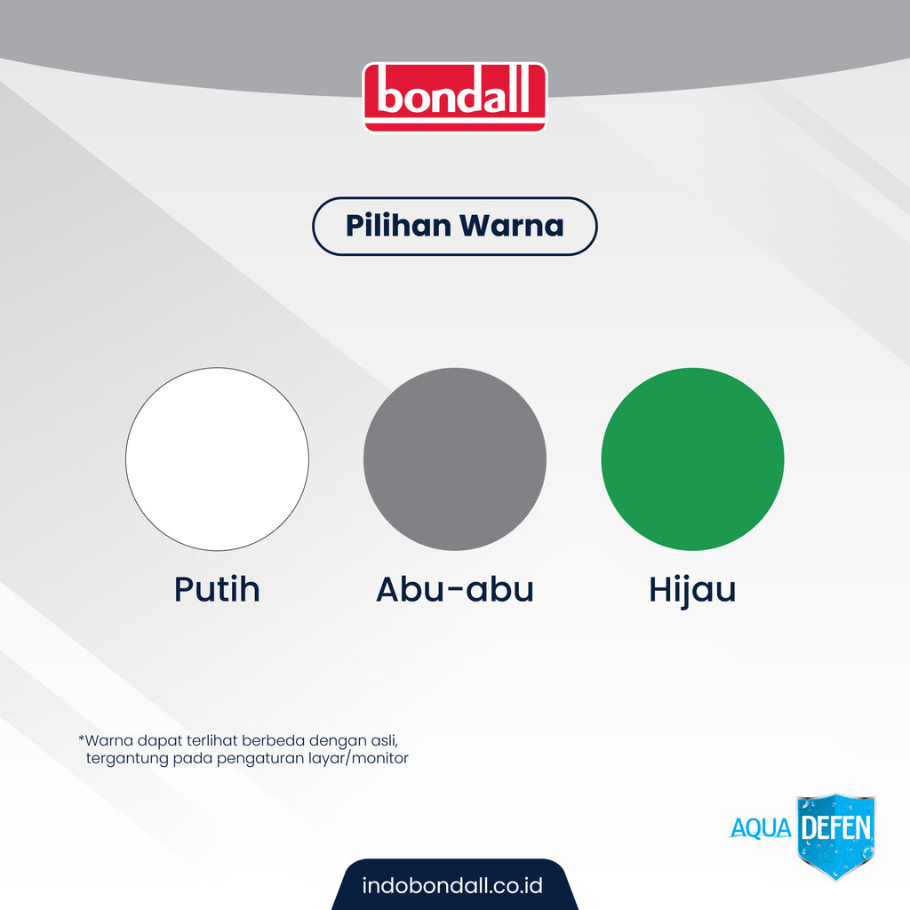 BONDALL AQUADEFEN - Cat Pelapis Anti Bocor Premium | Spesialis Air Mengalir | 4Kg